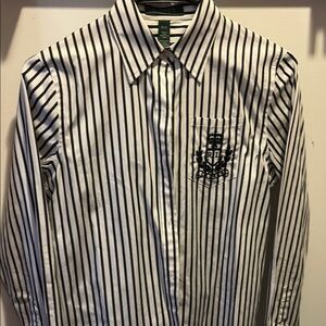 lauren ralph lauren Striped Black and White Shirt